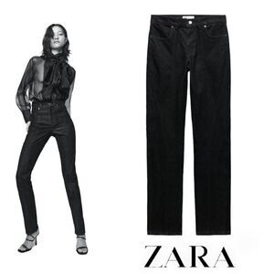 ZARA | Black | ZW THE PANELED SLIM JEANS